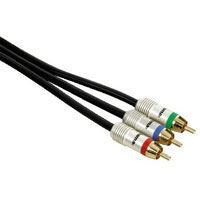 Hama YUV Connection Cable 3 RCA (phono) Plugs - 3 RCA (phono) Plugs, 1.5 m (00079035)